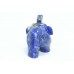 Hand crafted Natural blue lapiz lazuli stone Elephant figure Decorative